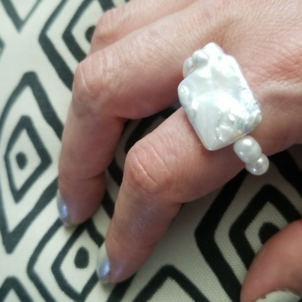 Natural Pearl Ring - Picture 8 of 10
